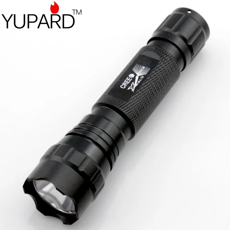 YUPARD светодиодный фонарик XM L T6 5 режимов холодный белый свет 1x18650|Фонарики и