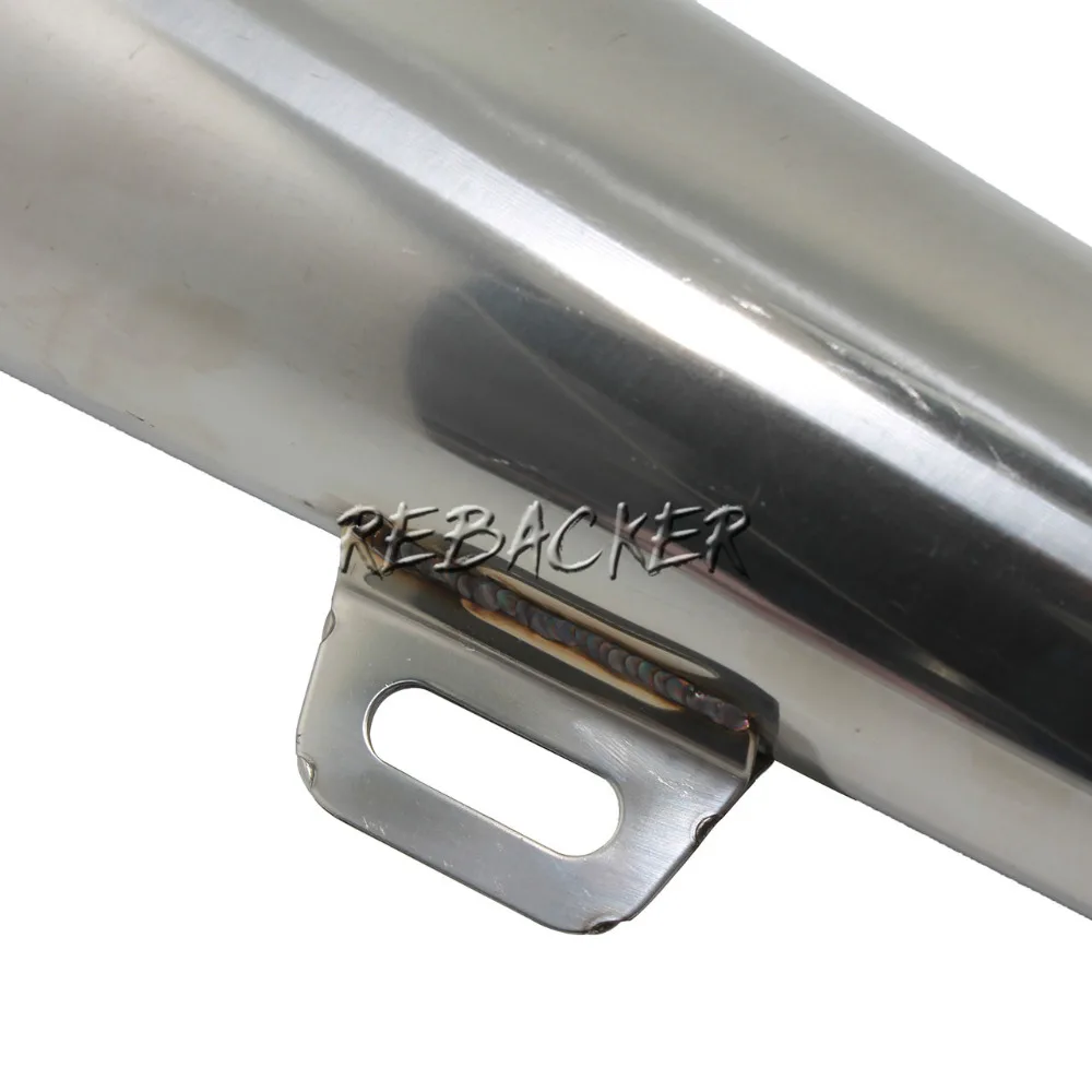 Мотоцикл 48 мм модифицированный мотоцикл Выхлопная труба из нержавеющей стали