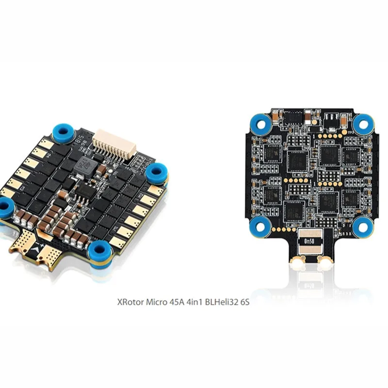 Hobbywing XRotor Micro 45A 4в1 BLHeli32 6S для FPV Racing drone Quadcopter RC flight toy аксессуары|Детали и