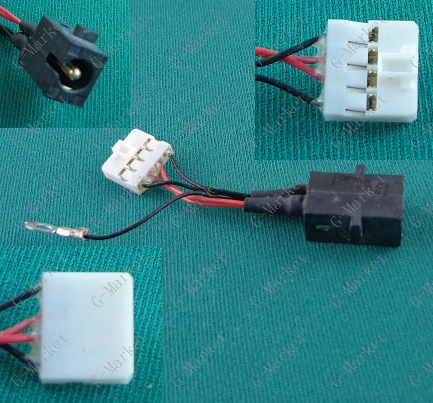 Бесплатная доставка 2X Новый Ноутбук DC разъем питания с кабелем для Toshiba Thrive AT100 AT105