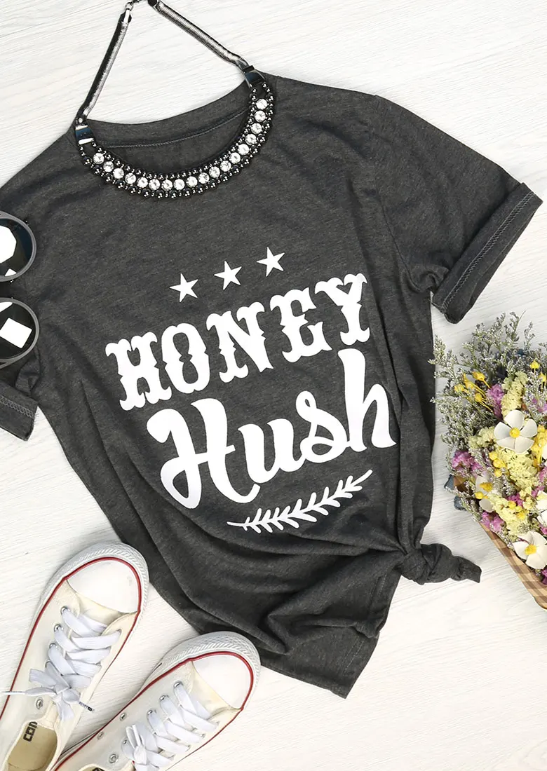 

Мед, футболка с принтом «звездочка» новое поступление смешной надписью Женская мода Топы с рисунком из вечерние превосходный стиль девушка...