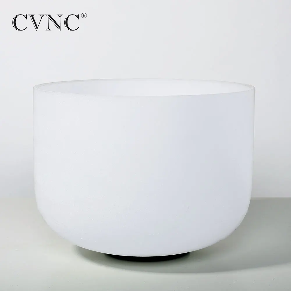 CVNC 12 &quotNote D Navel Chakra матовая кварцевая Поющая чаша из США Бесплатная доставка
