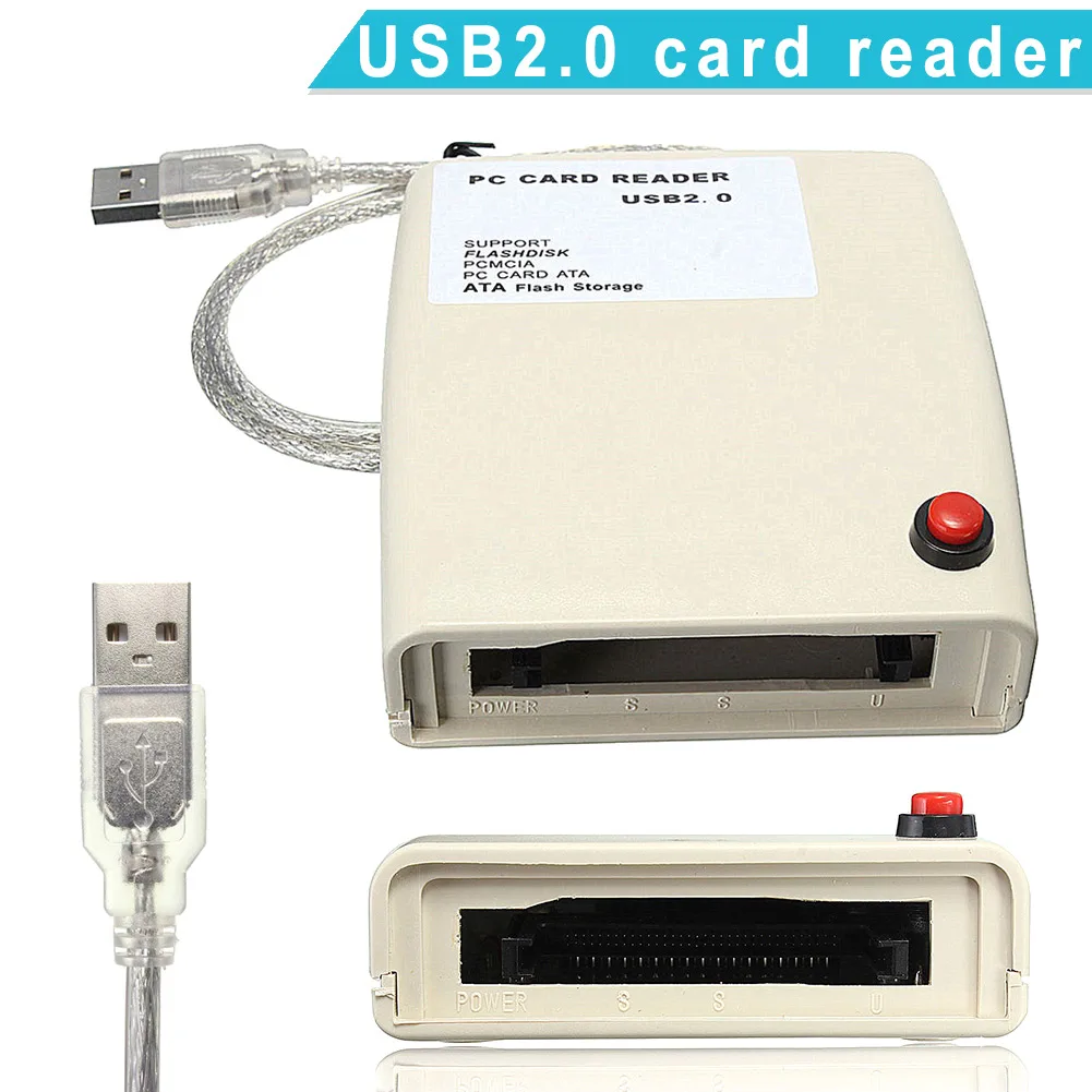USB 2 0 до 68 Pin ATA PCMCIA флэш диск устройство для чтения карт памяти адаптер