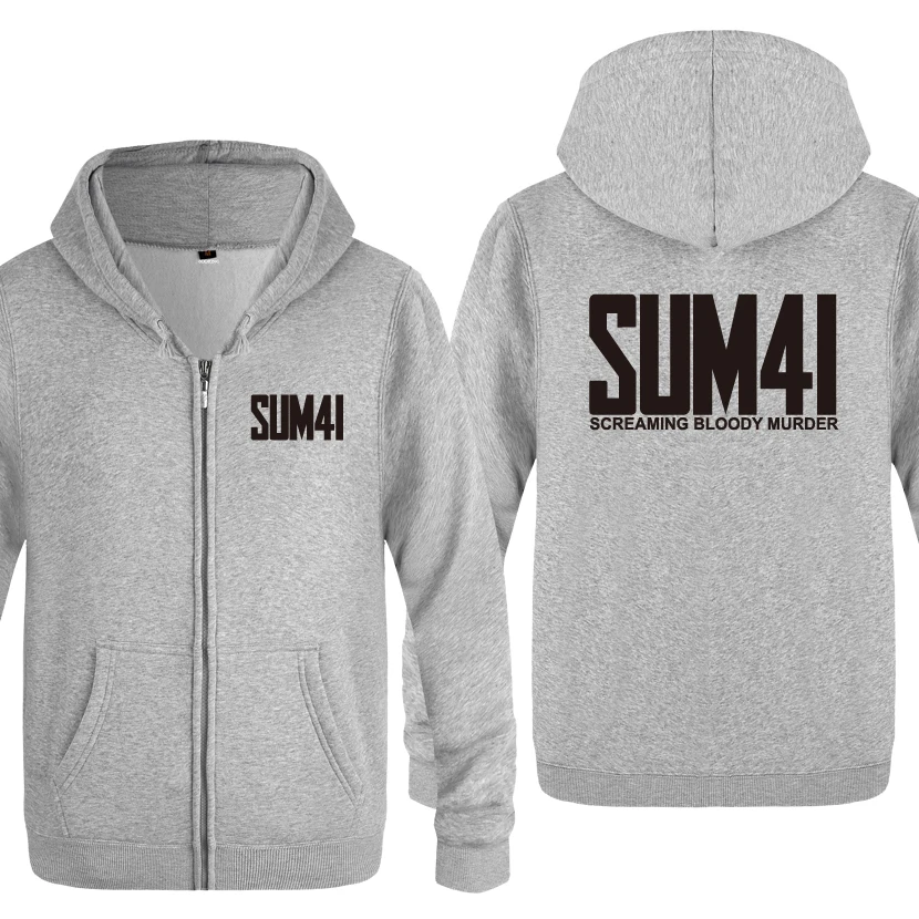 SUM41 музыка фестиваль рок толстовки для мужчин 2018 мужские флисовые кардиганы на