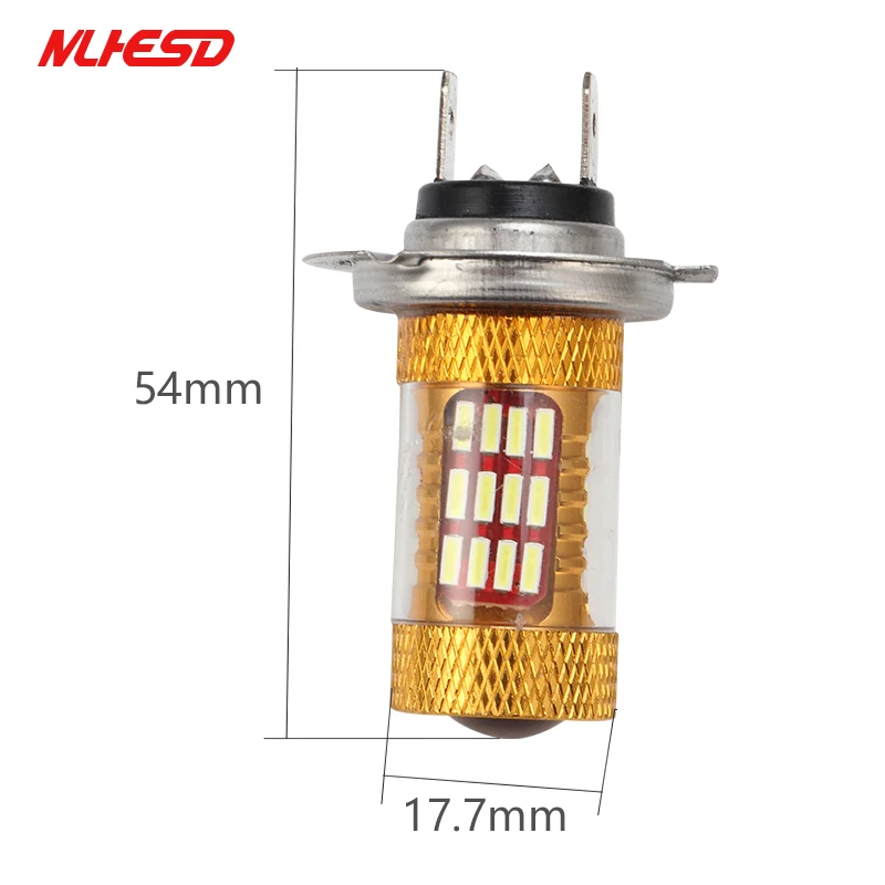 10 шт. H7 4014 60SMD противотуманные огни ксенон белый Автомобильная Противо Туманная