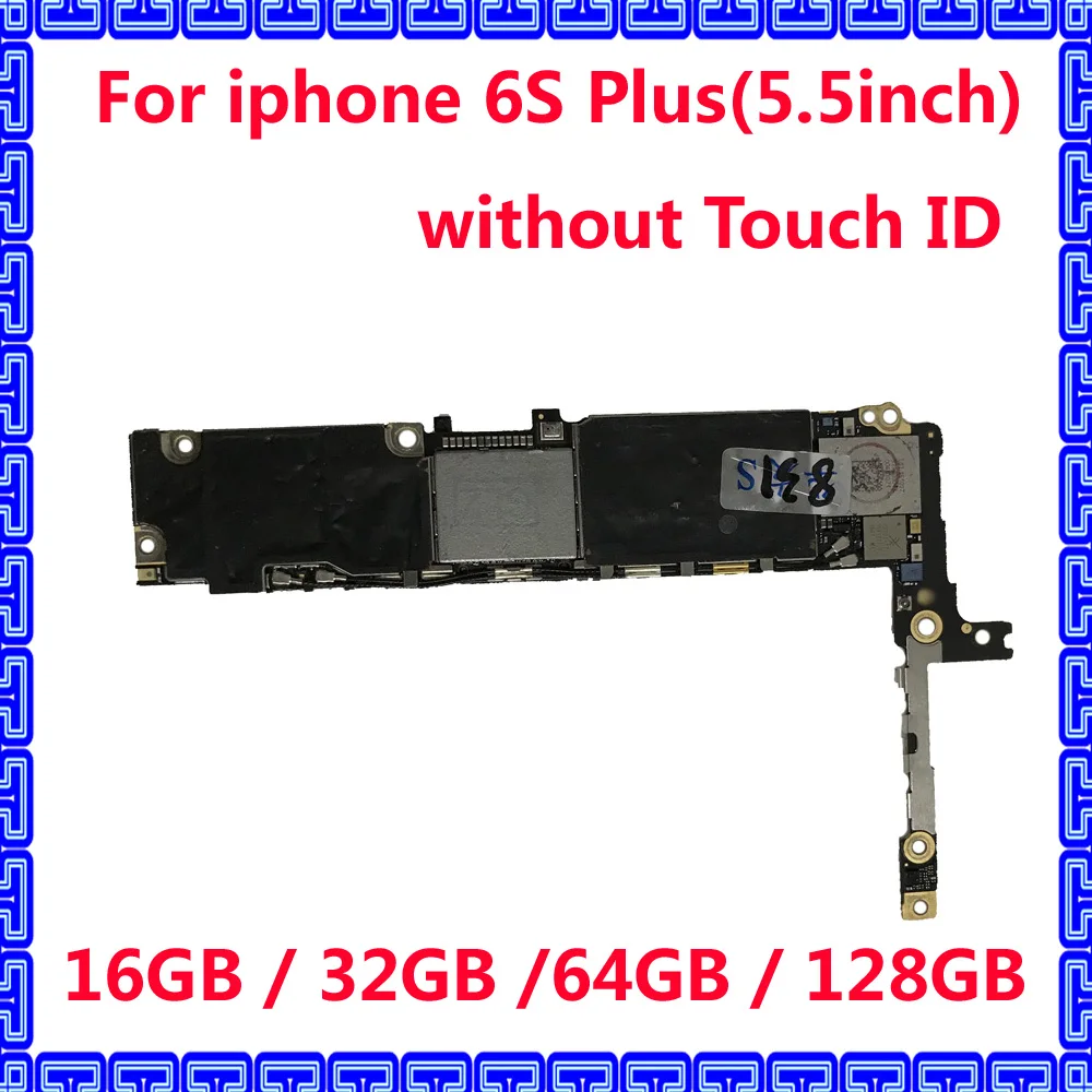 100% Хорошая рабочая оригинальная материнская плата без touch ID для iphone 6S Plus
