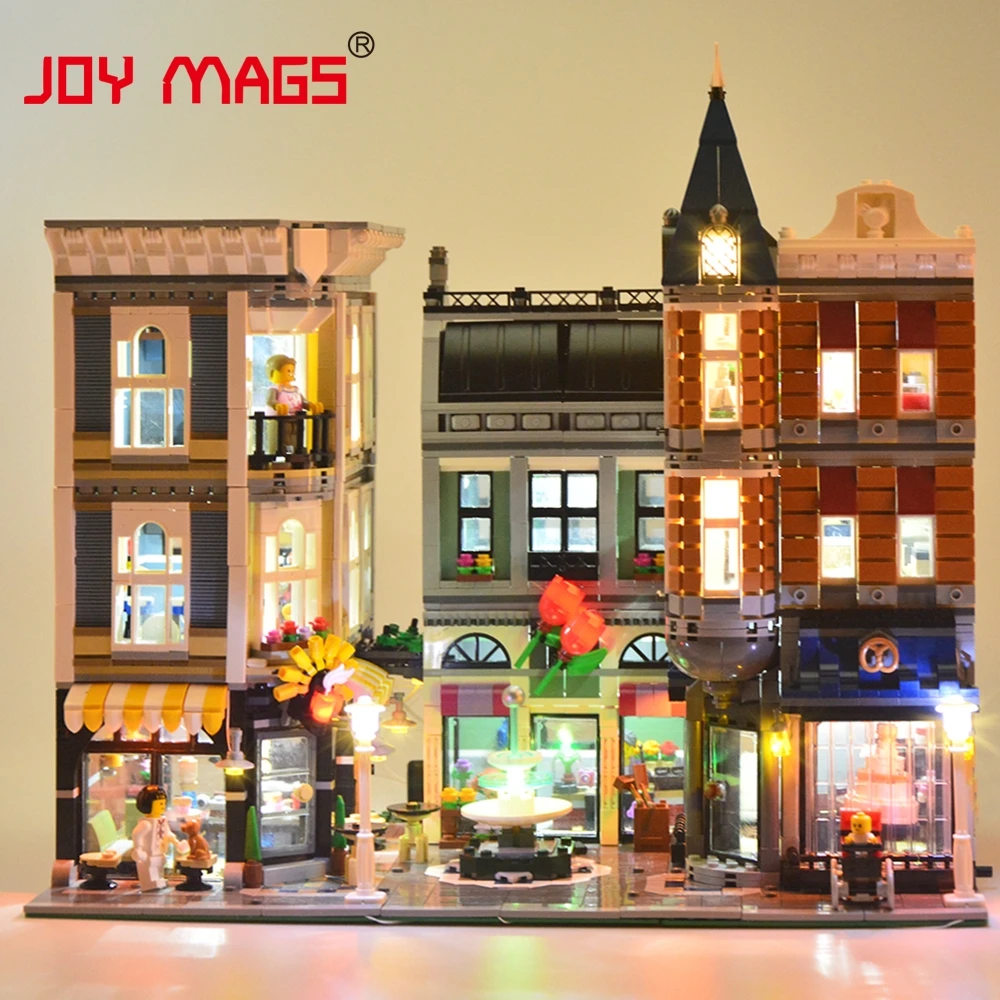 Набор светодиодсветильник льников JOY MAGS для конструктора 10255 сборка квадратов