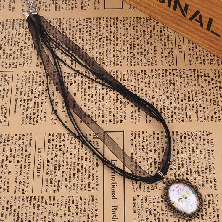 Бесплатная доставка новое шелковое ожерелье из органзы ремешок восковой шнур