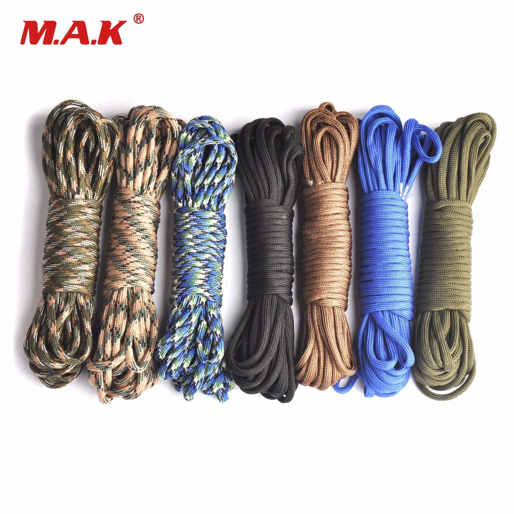Паракорд 550 парашютный шнур, шнур, веревочка, Mil Spec type III 7 Strand, 100FT, оборудование для альпинизма, кемпинга, выживания