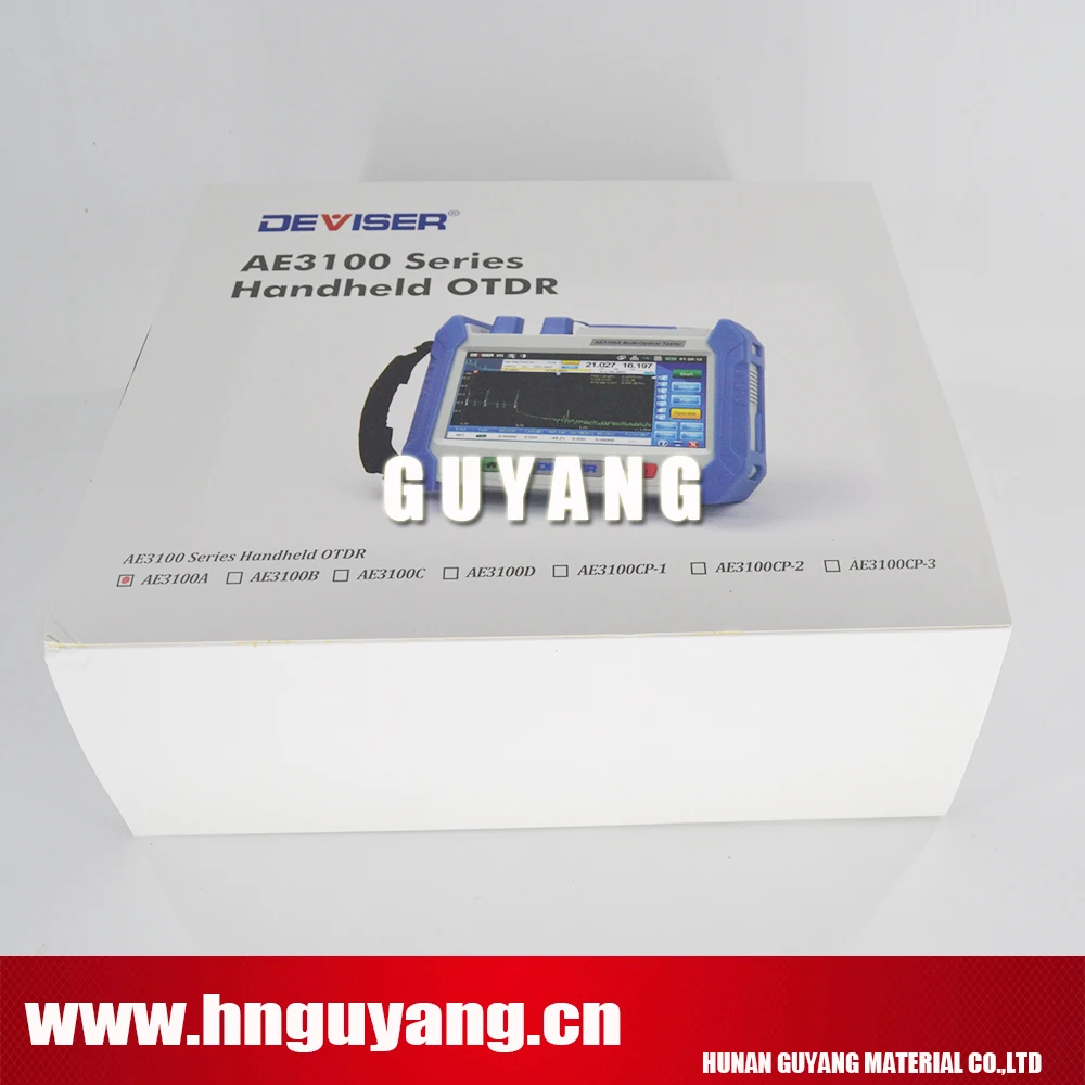 Deviser AE3100A SM OTDR 1310/1550nm, поддержка VFL, измеритель мощности, источник света, волоконный пропуск
