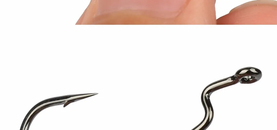 Trulinoya крючки рыболовные с зазубринами Смещение крючки Fit для Техас Каролины Флорида установок 4 размеры 40 шт./лот(4 пакеты) Pesca