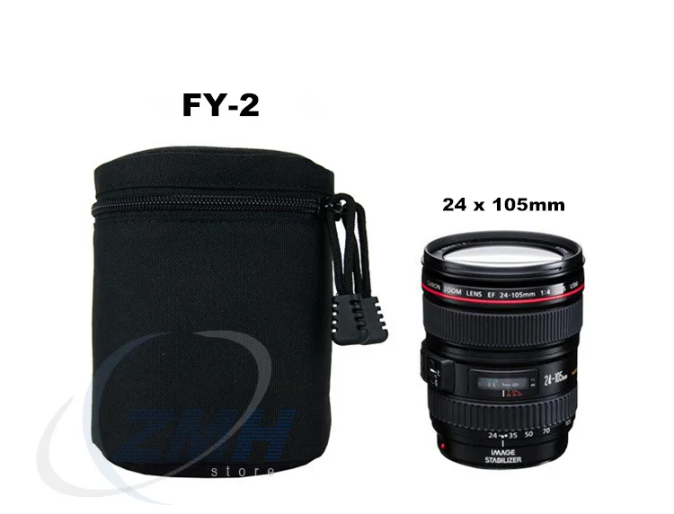 Универсальный чехол для объектива камеры 6 размеров водонепроницаемый