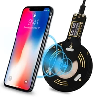 q7 wireless charger dc voltmeter ammeter current voltage meters capacity monitor for iphone 8x 8 plus samsung galaxy s8 s9 s7