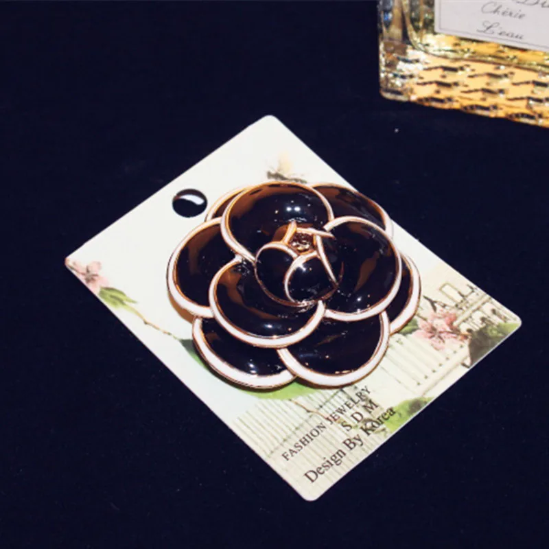 CX shirilling 3 вида цветов Camellia брошь/булавка на шарф одежда Pin корейская мода Charm