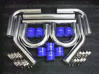 2.75" INCH /OD 70mm  THICKNESS 2 MM/ HIGH QUALITY  ALUMINUM TURBO INTERCOOLER PIPING KIT / PIPES /CLAMP/ COUPLER UNIVERSAL