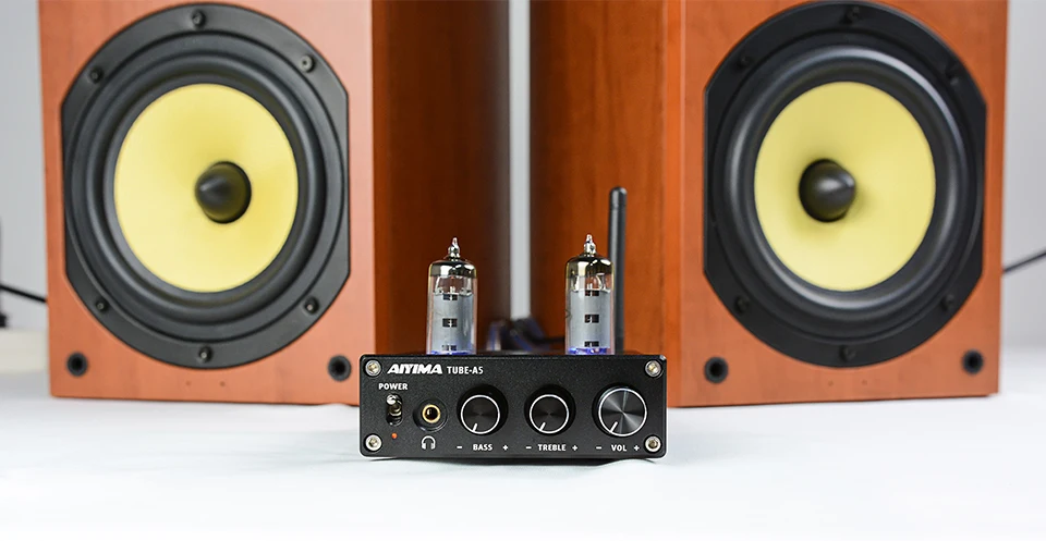 AIYIMA TPA3116D2 Bluetooth 4,2 усилитель 50 Вт* 2 HiFi вакуумные 6J4 Ламповые Цифровые усилители стерео усилитель мощности с высоким басом