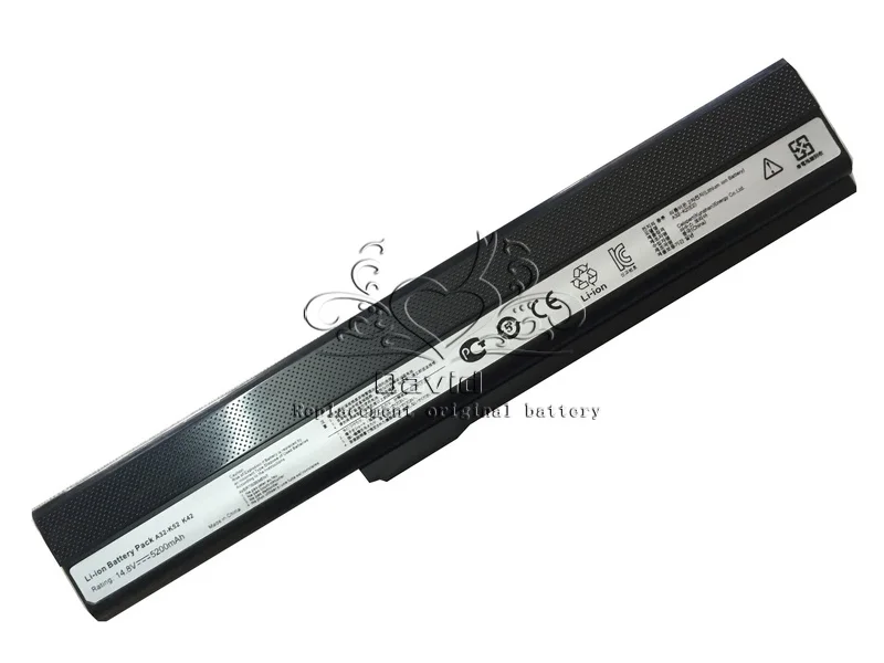 JIGU Аккумулятор для ноутбука ASUS K52N N82E N82J N82JQ N82JV P42F P52F P52JC X42DE X42DQ X42DR X42DY X42E33Jb SL|laptop