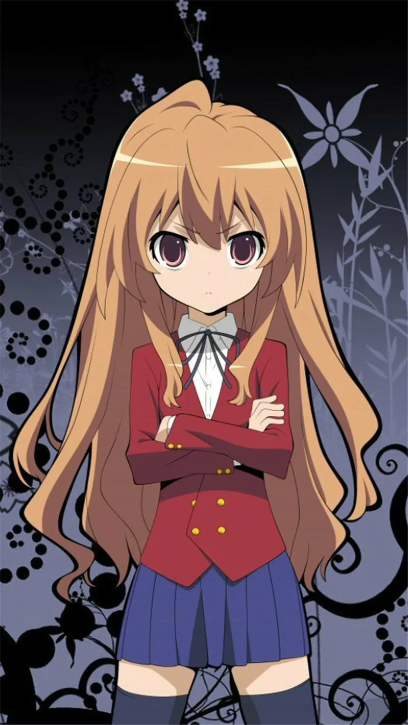 Тигровый Дракон Toradora! Парик для косплея Aisaka Taiga длинные светильник вые вьющиеся