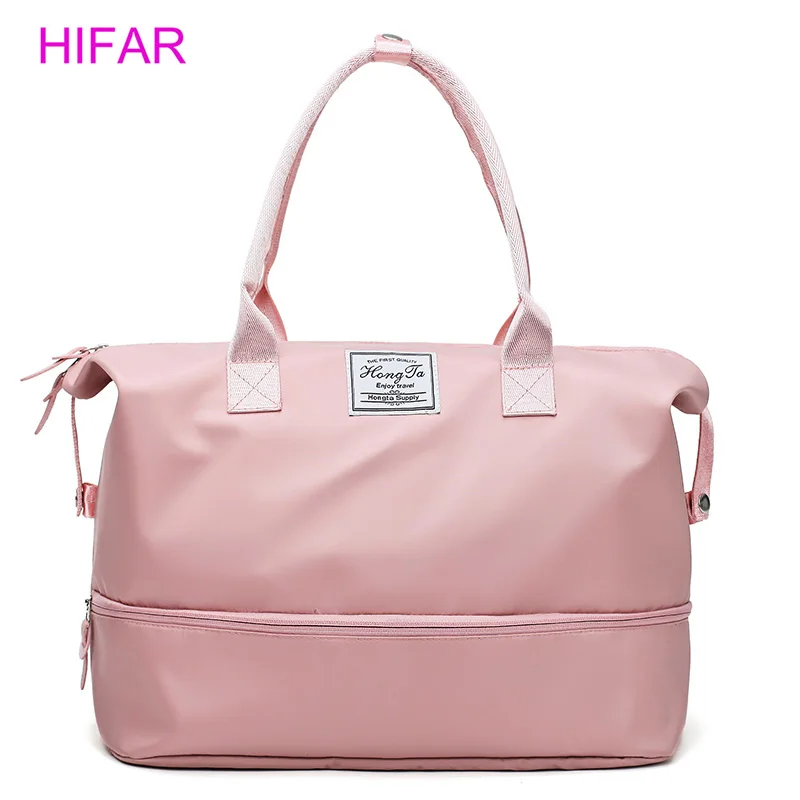 Top Oxford women's Travel Handbag Carry on Luggage shoulder Bags female Duffle lady Tote Large Weekend Bag Overnight | Багаж и сумки