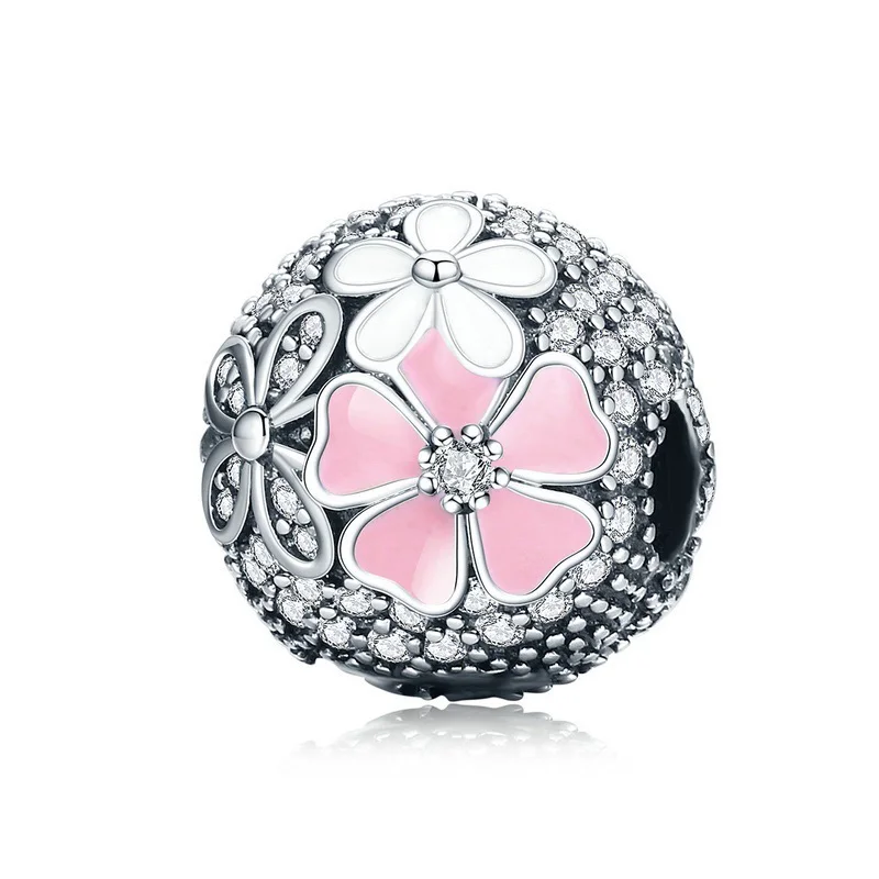 pdl630 MYBEBOA, подлинный 925 пробы, серебро, 45 типов, Loves floms, зажимы, фиксатор, подходит для оригинального браслета Pandora, DIY, подвески, ювелирные изделия - Цвет: pdl630