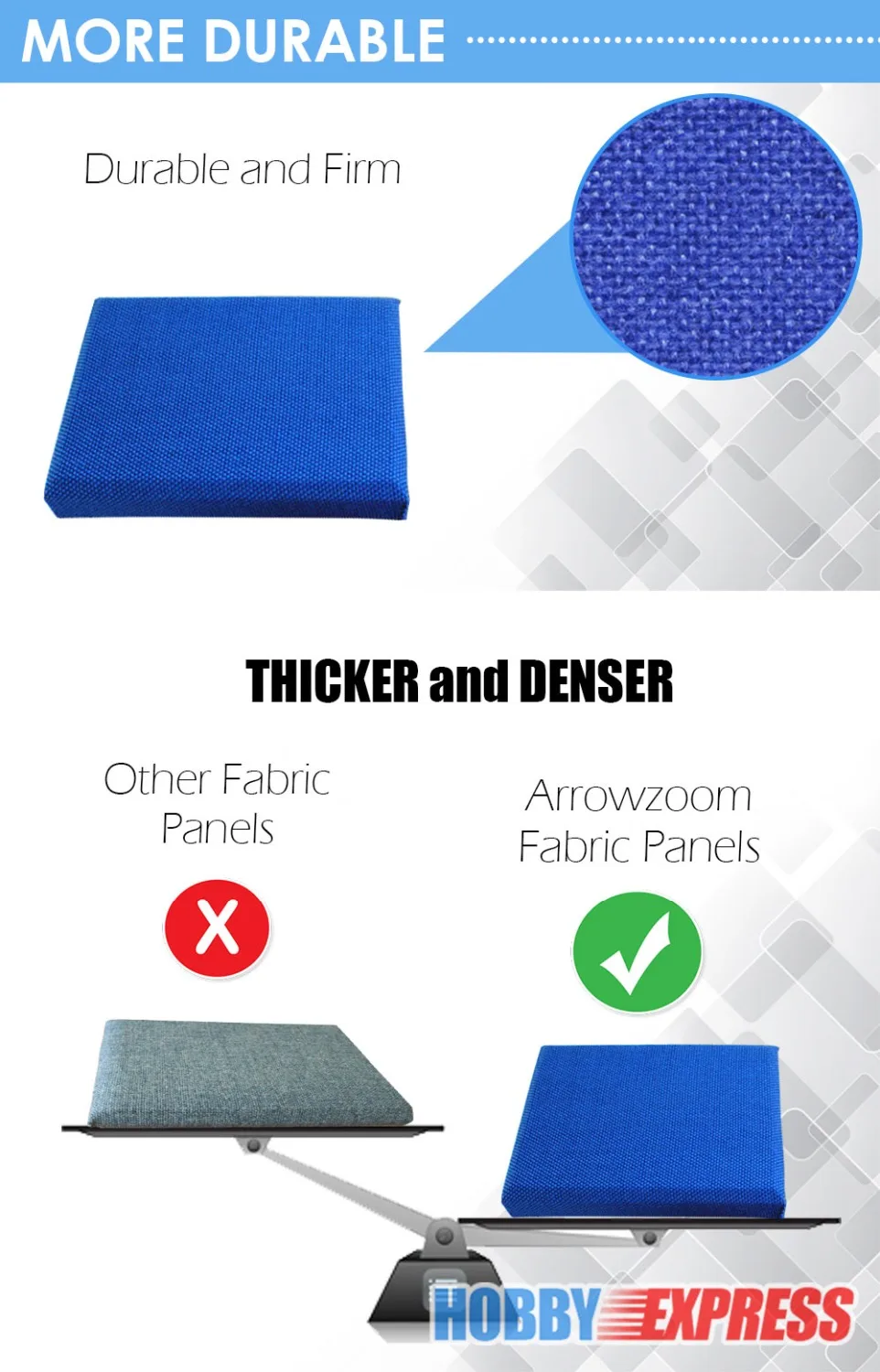 Акустические панели Arrowzoom 30x30x2 5 см из экологически Чистой текстурированной ткани