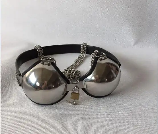 Регулируемый бюстгальтер из нержавеющей стали с замком для связывания Пояс