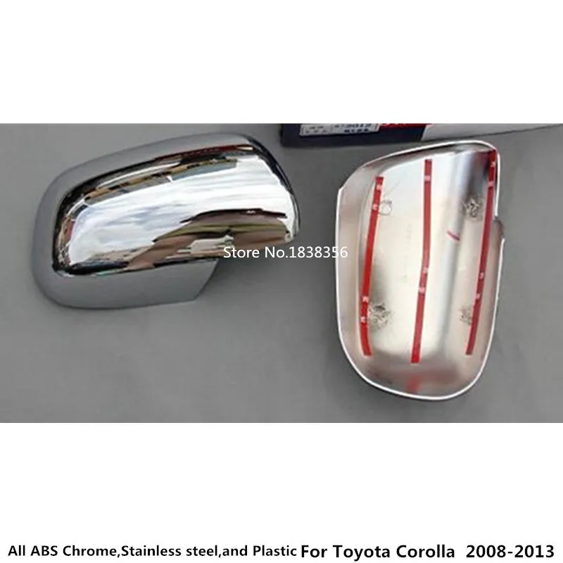 2 шт. боковое стекло заднего вида для Toyota Corolla Altis 2008 2009 2010 2011 2012 2013 ABS Chrome|side mirror