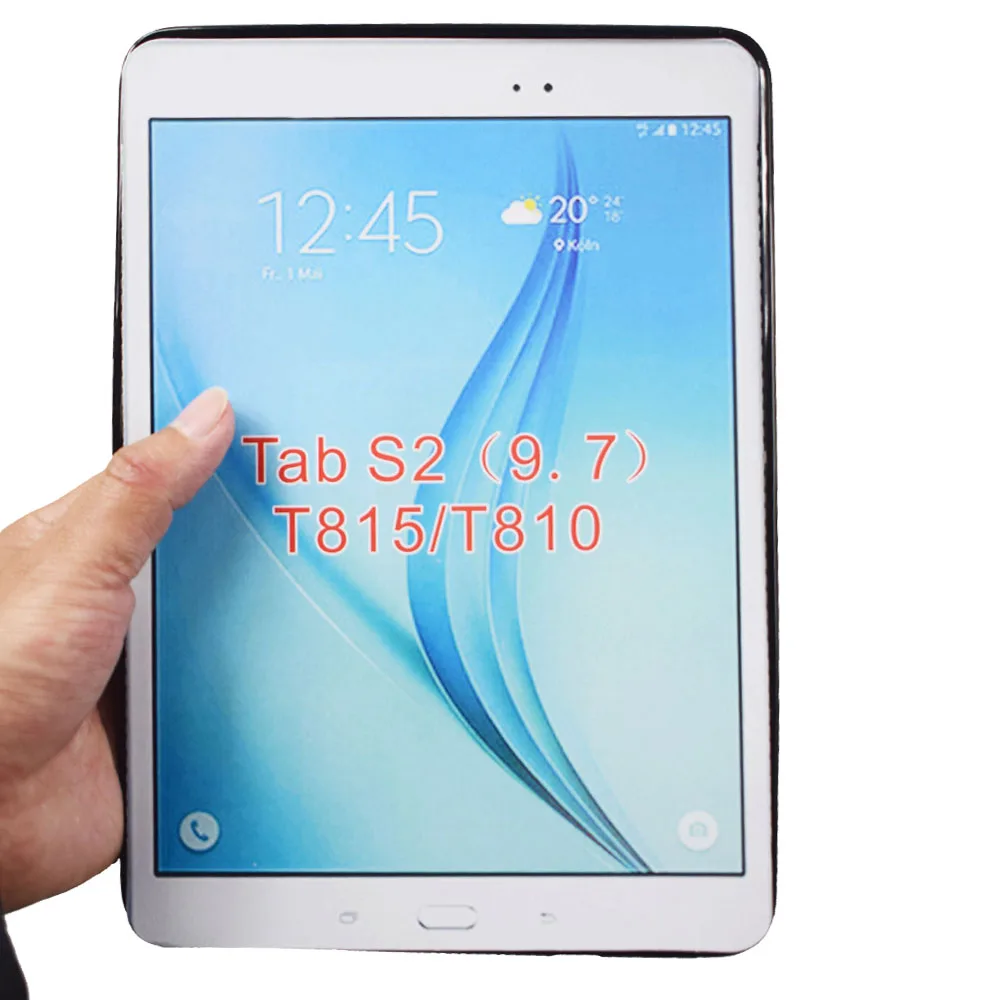 Мягкий TPU SM T810 T813 чехол для Samsung Tab S2 9 7 дюймов планшет T815 T819 силиконовый мягкий
