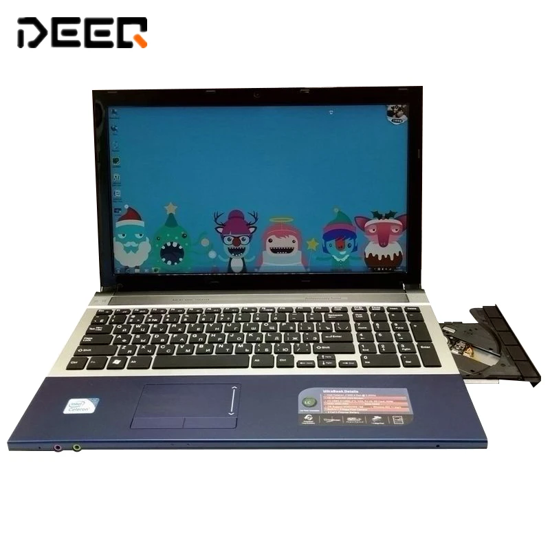 Бесплатная доставка! 15 дюймов игровой ноутбук компьютер Wtih DVD 8 ГБ DDR3 1 ТБ HDD i7 CPU WIFI