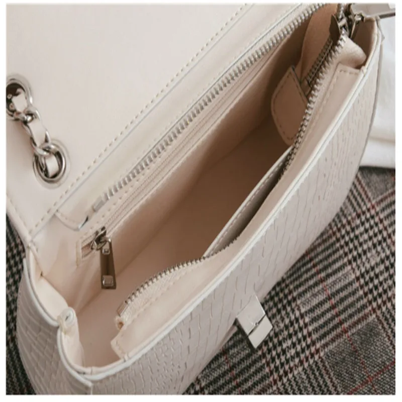 Мода крокодил узор Crossbody сумка для Для женщин 3 вида цветов из натуральной кожи