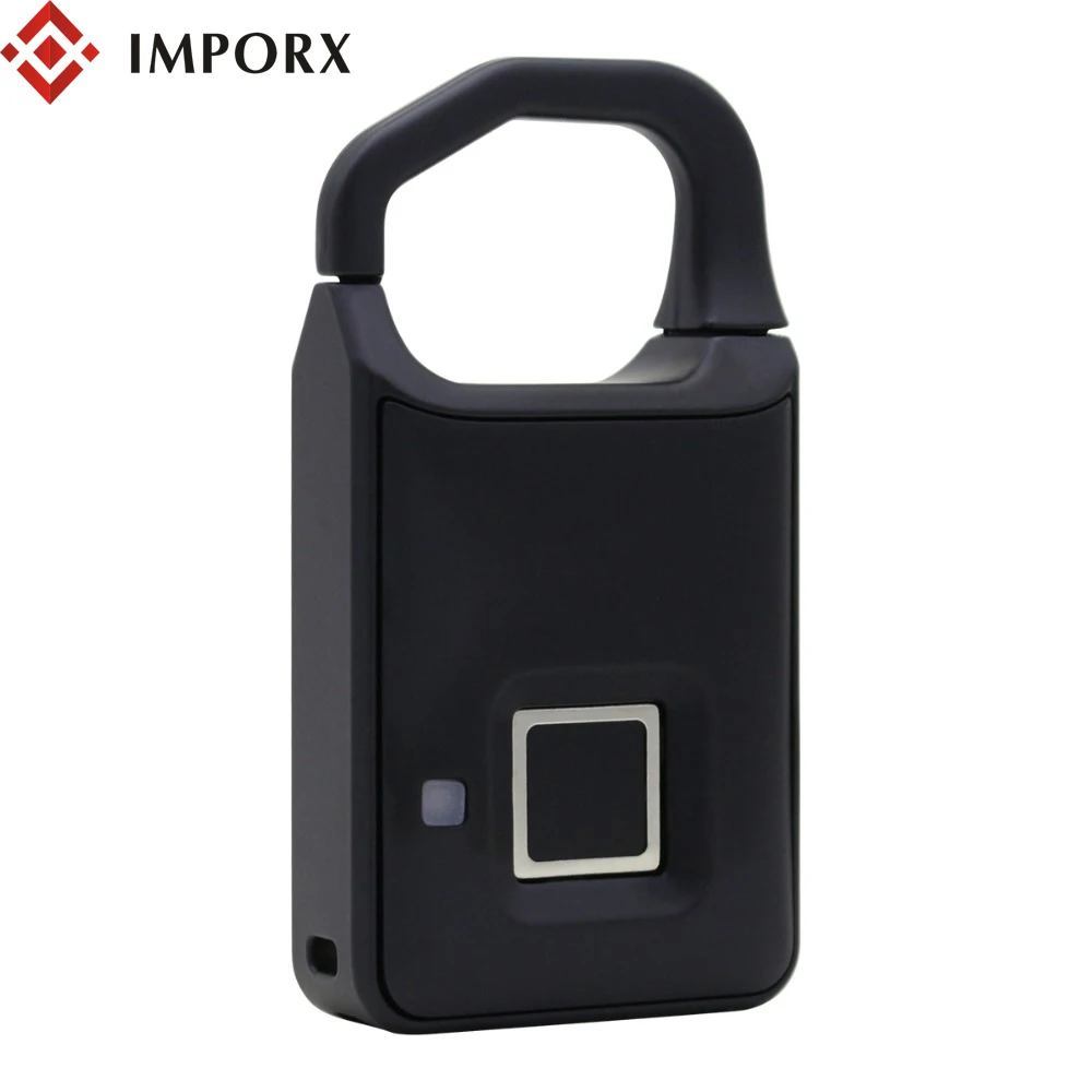 IMPORX USB Перезаряжаемый смарт замок без ключа с защитой от отпечатков пальцев IP66