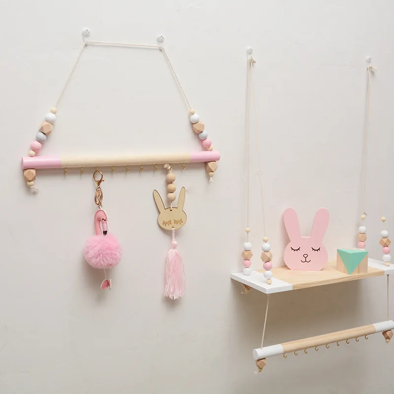 Скандинавская деревянная вешалка для ключей INS настенный крючок из бисера