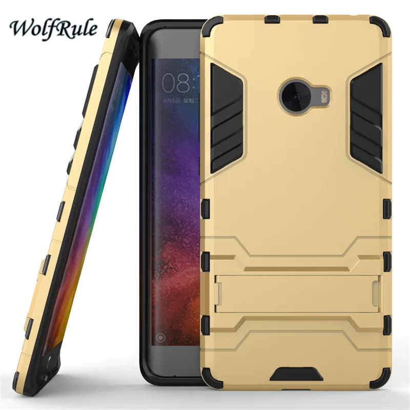 WolfRule противоударный чехол Xiaomi Mi Note 2 силиконовый + пластиковый для MiNote2 подставка