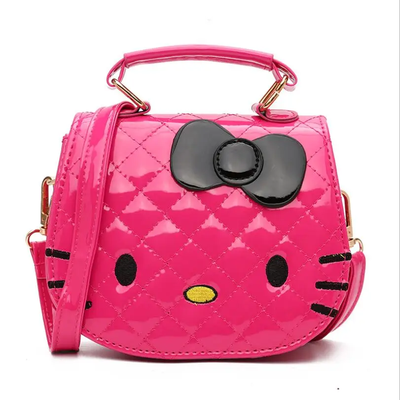 Новая милая сумка на плечо для девочек детская с бантиком Hello Kitty Детская тоут