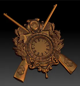 Цифровой файл в формате STL часы для ЧПУ 3D рельефная гравировка C36-26