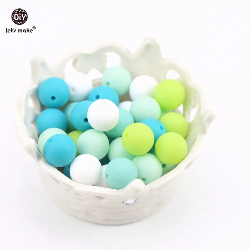 Детские Силиконовые Прорезыватели для зубов 10 шт. 15 мм|baby teether|food grade silicone teetherfood