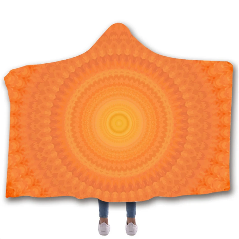 Одеяло с капюшоном объемным рисунком слона волшебное утепленное ворсистое