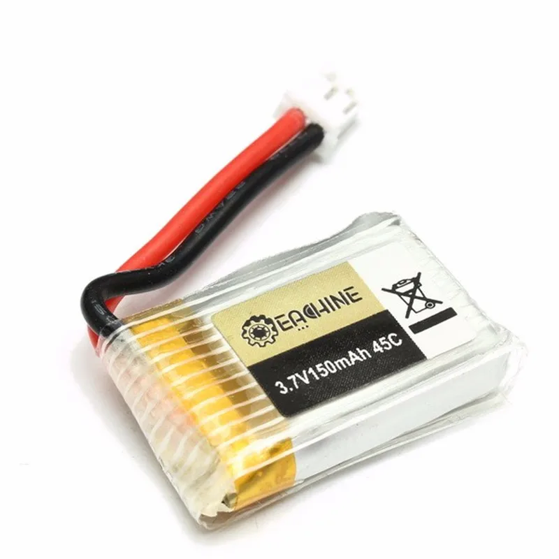 3 7 V 150mah 45C Улучшенная литий-полимерная батарея для Eachine E010 E010C RC Мини Дрон
