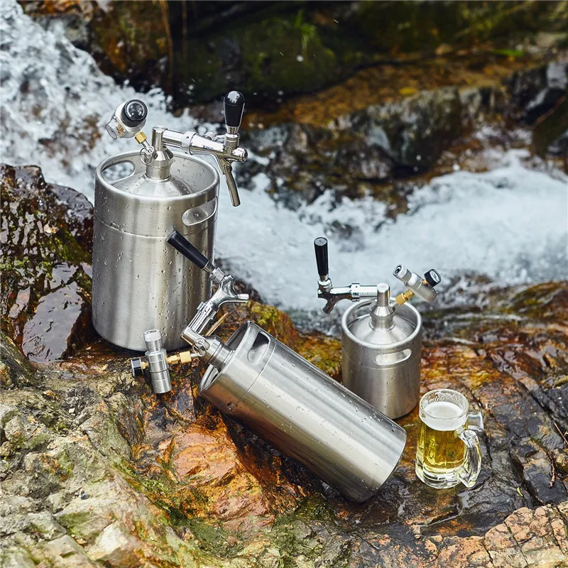 Цилиндрический баллон CO2 для пива нержавеющая сталь 304|Мерные стаканы бара| |