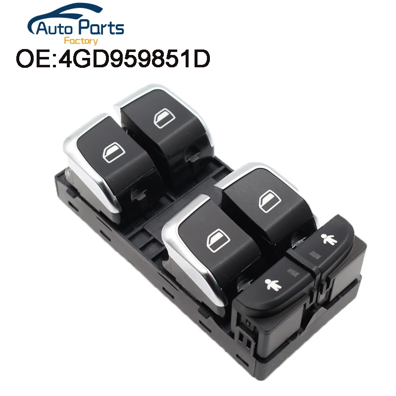 10-контактный автомобильный выключатель питания для Audi V W 4GD959851D | Автомобили и