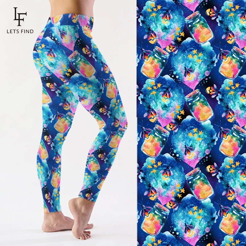 LETSFIND High Quality Women Fashion 2019 High Waist Leggings 220gsm Double Side Brushed Milk Silk Fitness Leggings