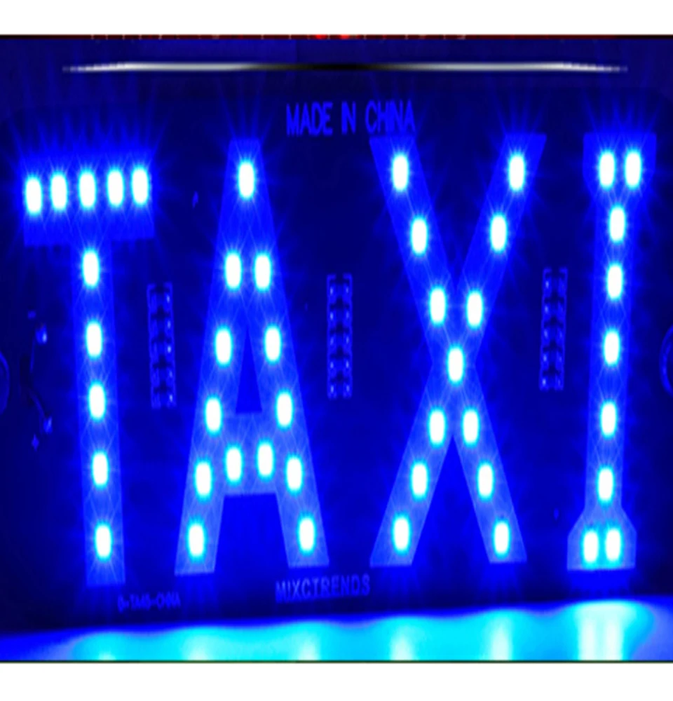 MeeToo 1pcs Green LED Taxi Display Signal Indicator Light 12V Led Car Windscreen Cab indicator Lamps Sign Bus Accessories Signal