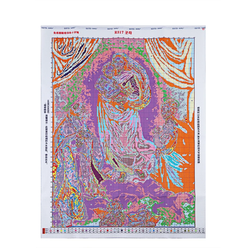 Goddess Kids Angle Love Counted Cross Stitch Baby DIY Needlework 14CT 11CT DMC China Kits For Embroidery | Дом и сад