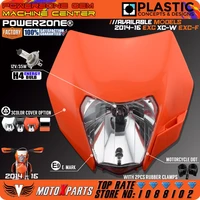 powerzone headlight motorcycle dirt bike motocross supermoto universal orange for ktm sx exc xcf sxf smr 2015 16 headlamp