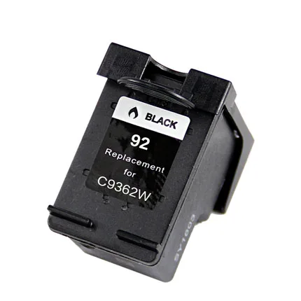 Заменить на Картридж с черными чернилами 92 совместимый принтером hp92 C9362W PSC 1500 1510