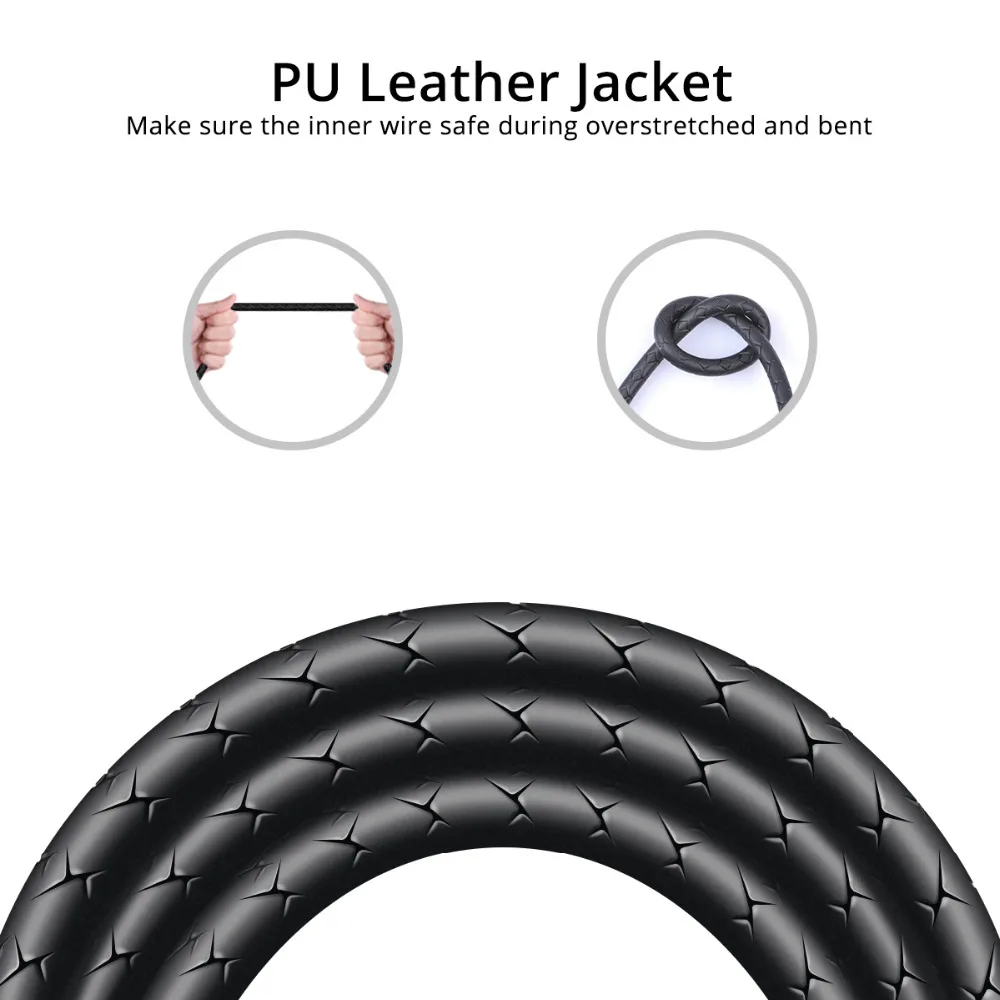 Магнитный кабель Micro USB с поддержкой быстрой зарядки 3 А для iPhone Type C 1 м магнитный