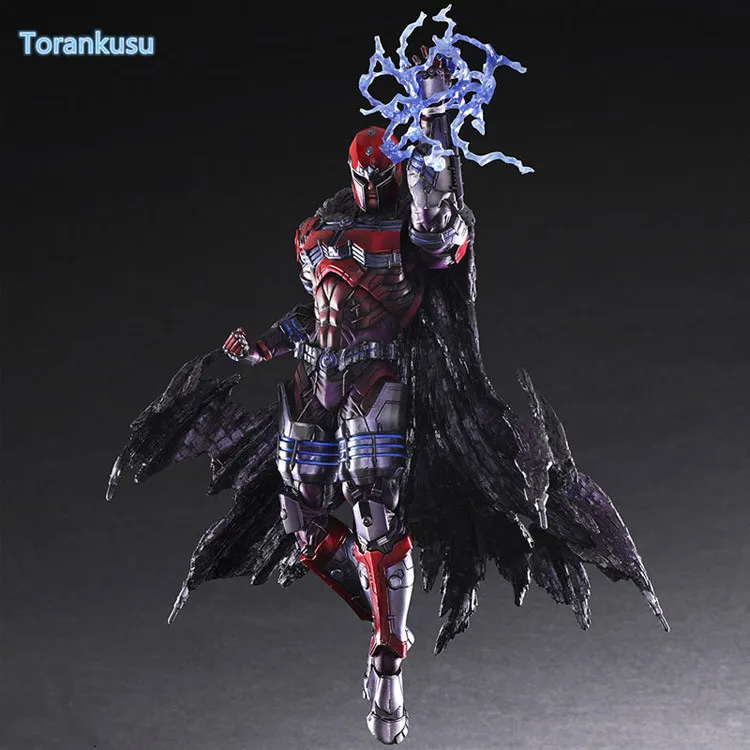 Magneto Play Arts Kai фигурка Erik Lehnsher Max Eisenhardt ПВХ модель игрушки 260 мм Magnus Playarts PA33|playarts kai|play