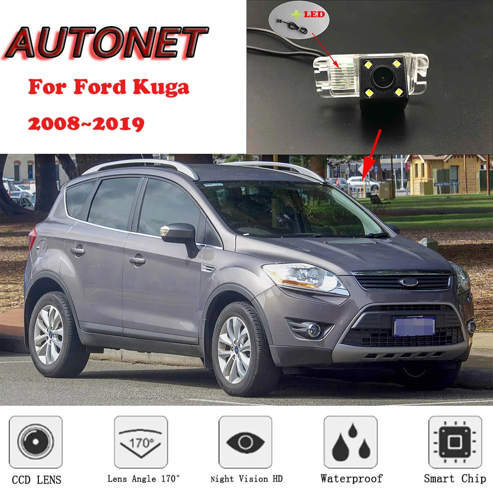 Резервная камера заднего вида для Ford Kuga 2008 ~ 2019 ночное видение/парковочная или