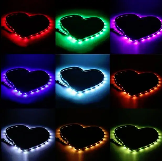Светодиодная лента RGB SMD5050 для подсветки телевизора ПК комплект с 17 клавишами RF