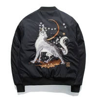 2022 hip hop design yokosuka autumn ma 1 bomber jacket harajuku wolf embroidery fashion streetwear casual baseball jackets coats